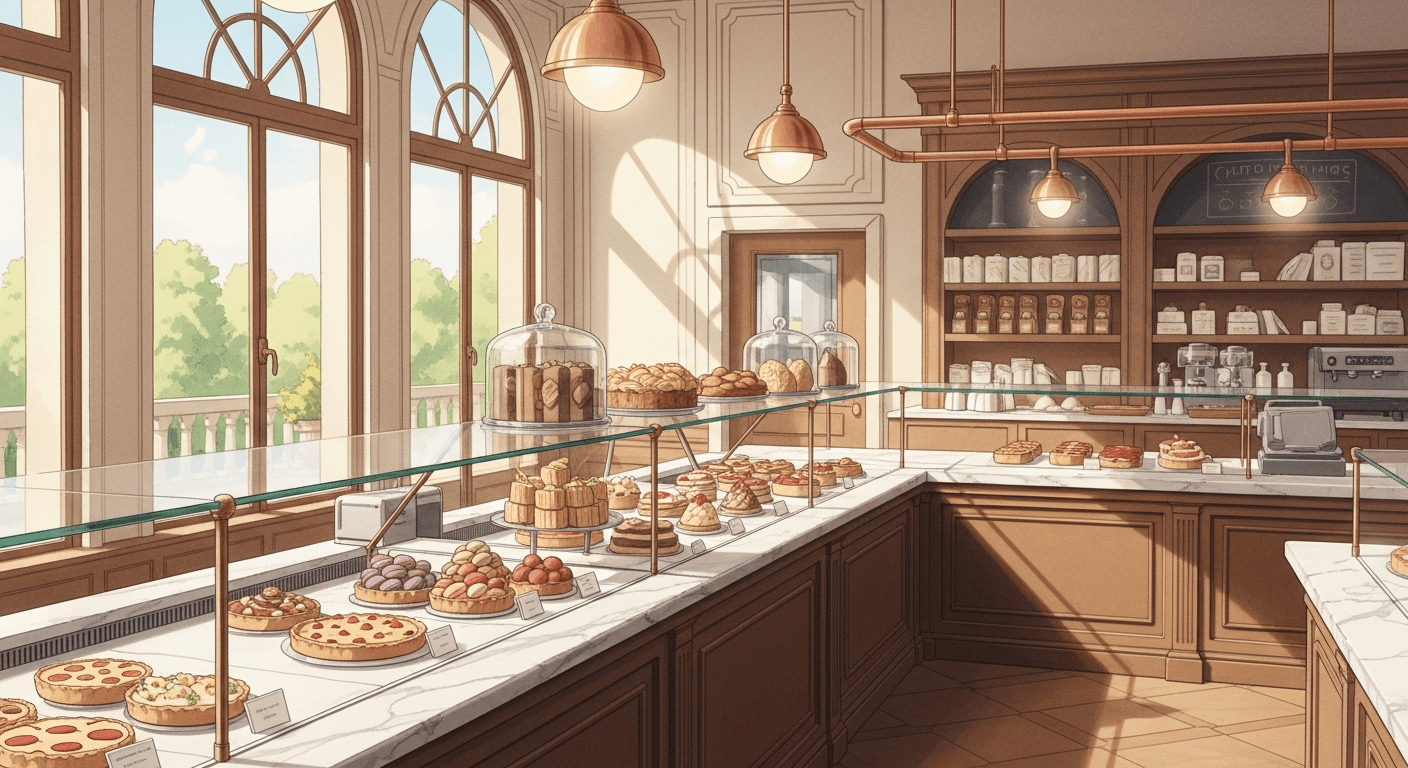 Anime scientist girl in lab coat with glowing experiments, AI art