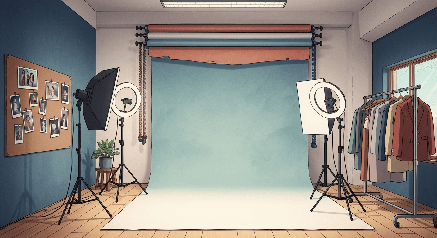 K-pop idol anime girl with glamorous styling and stage presence, AI-generated character