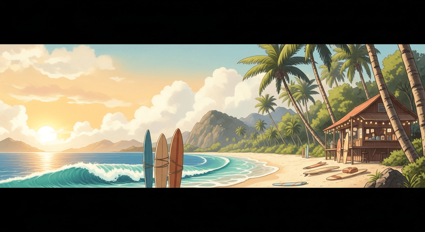 Anime maid cafe girl portrait, warm lighting AI art