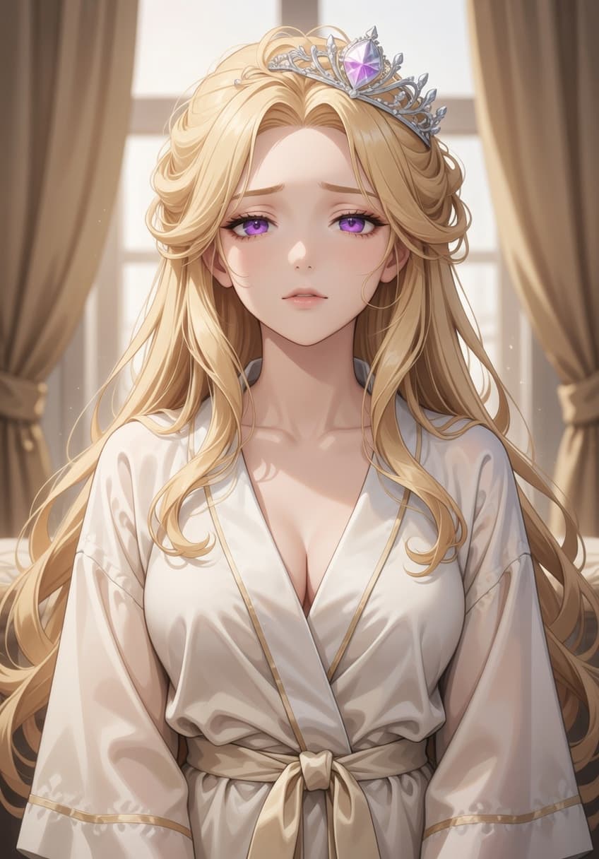 Rin — Casual Princess — AI-generated anime character art